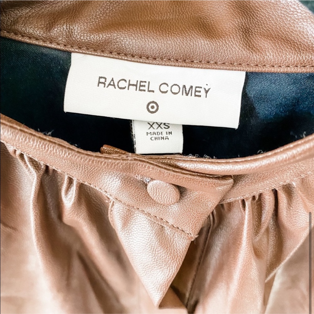 Rachel Comey X Target Long Sleeve Faux Leather Button-Down Dress - Picture 7 of 7